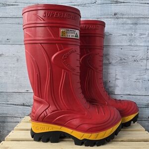 Cofra Thermic Superlight S5 Red Steel Toe Waterproof Safety Work Boots Size 7